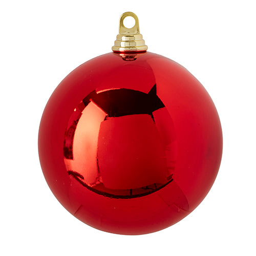 7-10 Red Ball Ornaments  Seasonal Holiday Decorations