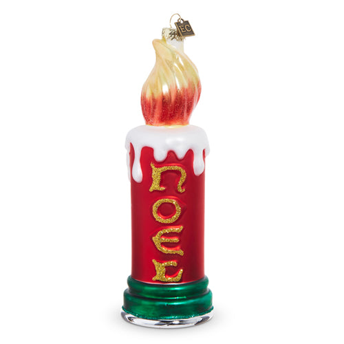 8" Noel Candle Ornament (Eric Cortina)