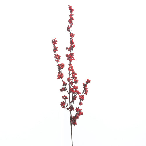 46" Red Berry Branch