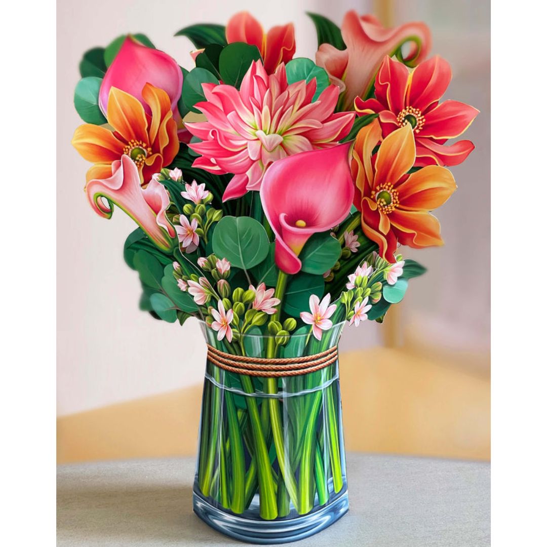 FreshCut Paper Dear Dahlia 3D Card