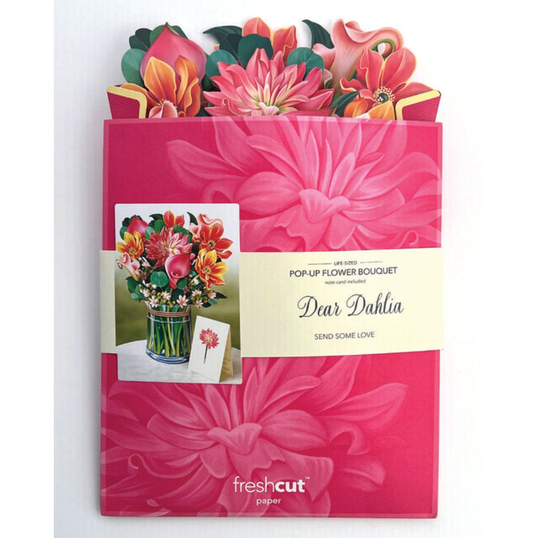FreshCut Paper Dear Dahlia 3D Card