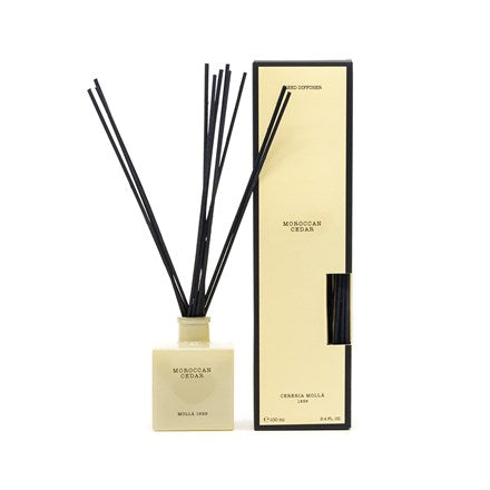 Moroccan Cedar Premium Reed Diffuser, 3.4 fl oz by Cereria Mollá.