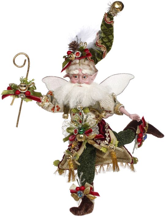 Jingle All the Way Fairy, Small 11". Mark Roberts Christmas 2023 Collection. SKU: 51-37882.