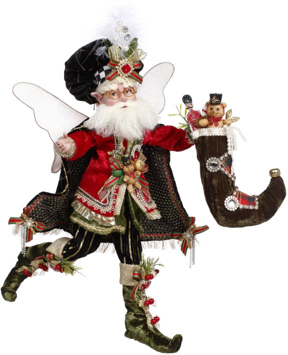 Stocking Stuffing Fairy, MD 17.5". Mark Roberts Christmas 2023 Limited Edition Collectible Fairies. SKU: 51-37946.