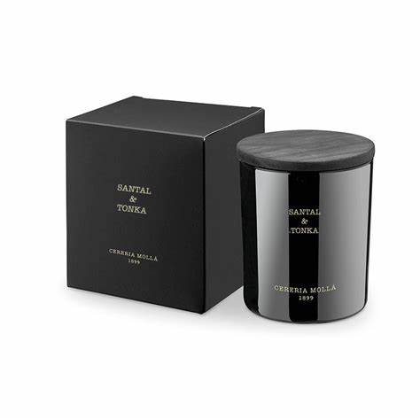 Santal and Tonka, 8 oz Boutique Scented Candle by Cereria Mollá.