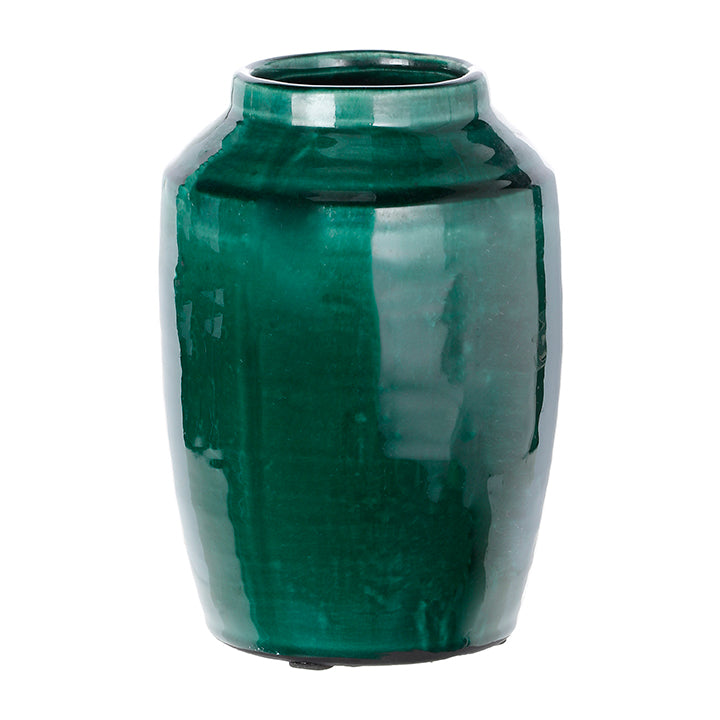 7.5" Green Vase