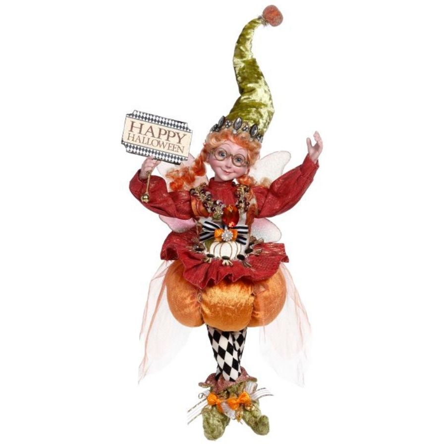 Halloween Pumpkin Fairy Girl, SM 9.25"-10"