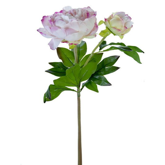 23" Real Touch Peony with Bud (Light Pink)