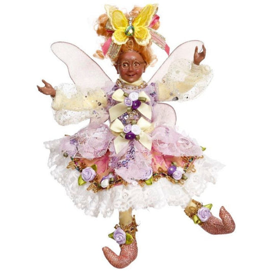 African American Butterfly Girl Fairy, SM 10"