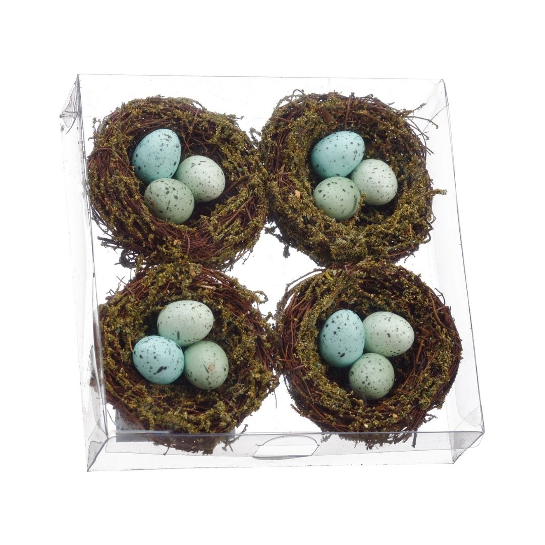 Bird's Nest, Box of 4 (1.7"Hx6.2"Wx6.2"L)
