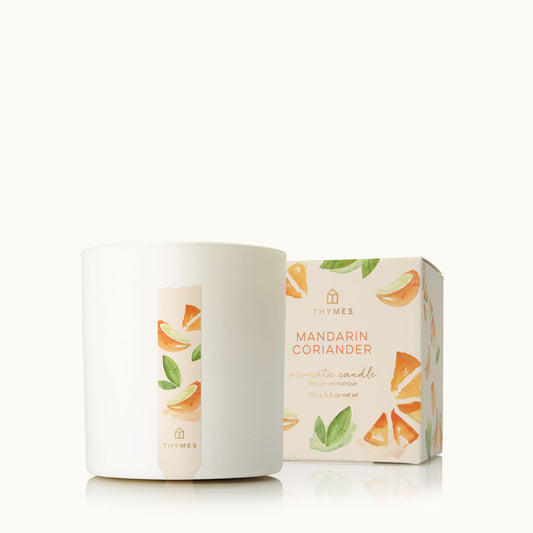 Mandarin Coriander Poured Candle, 8 oz