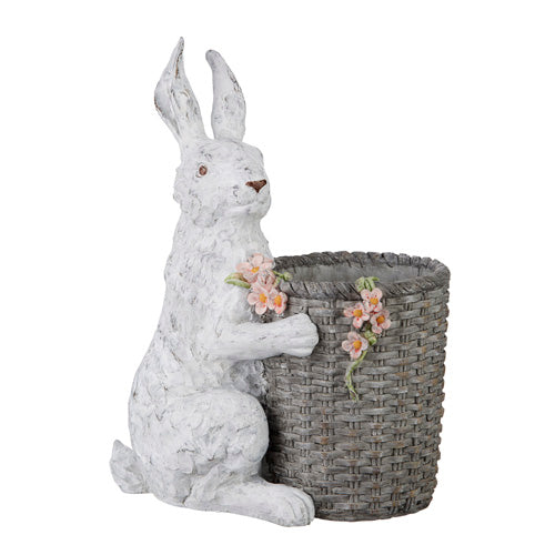 13" Rabbit with Basket