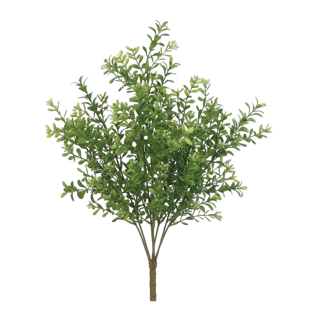 17" Boxwood Bush x7 (Green)