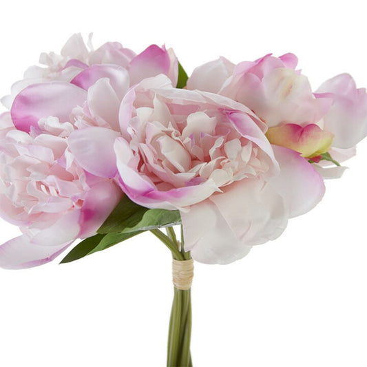 10" Real Touch, Light Pink Peony Bundle (Bouquet)