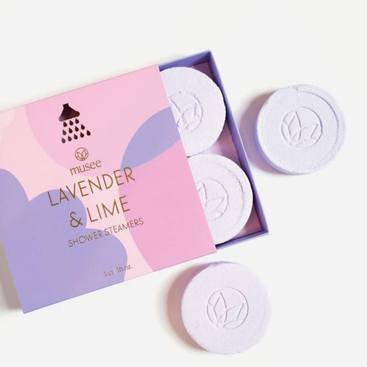 Musee Lavender & Lime Shower Steamers