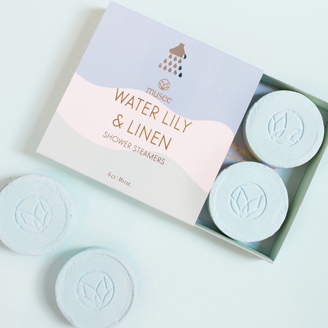 Musee Water Lily & Linen Shower Steamers