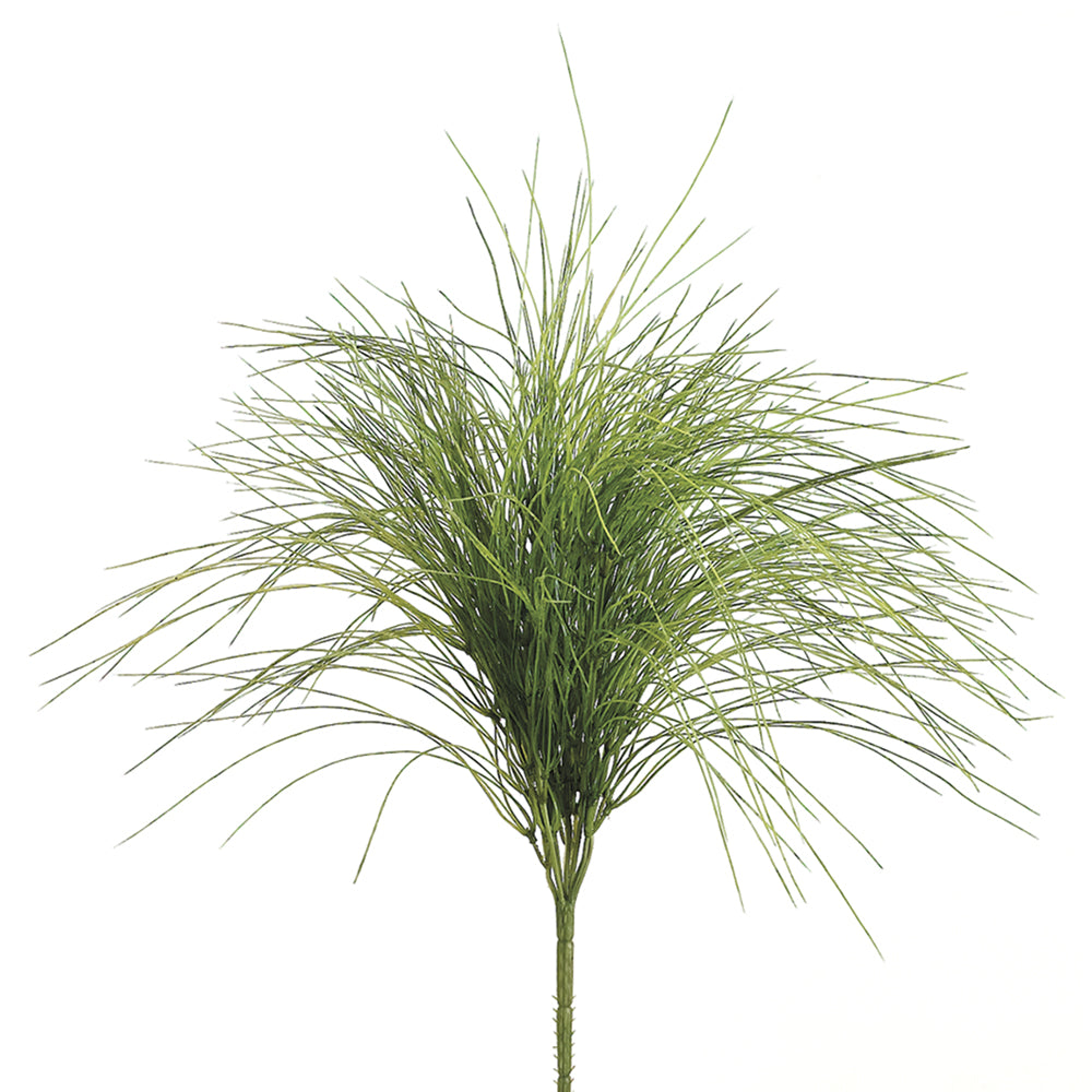 21" Plastic Willow Grass Bush (Green)