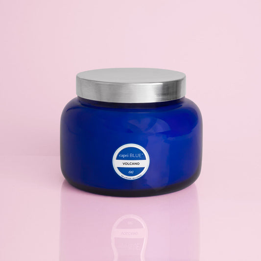Volcano Blue Jumbo Jar Candle, 48 oz