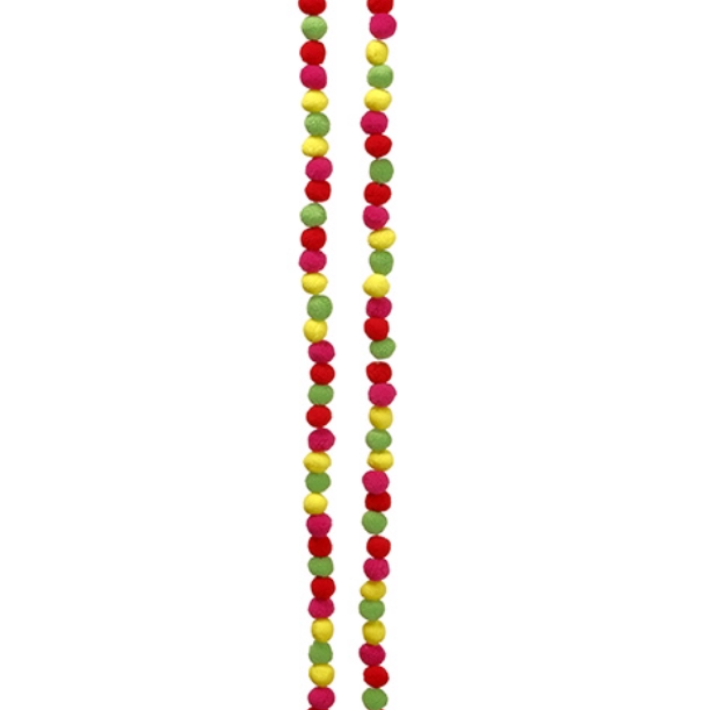 6' Multi-Color Pompom Garland
