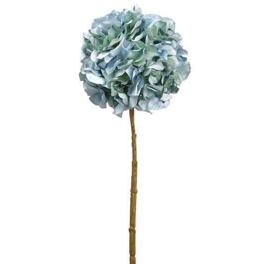 21" Hydrangea Spray (Aqua, Green)