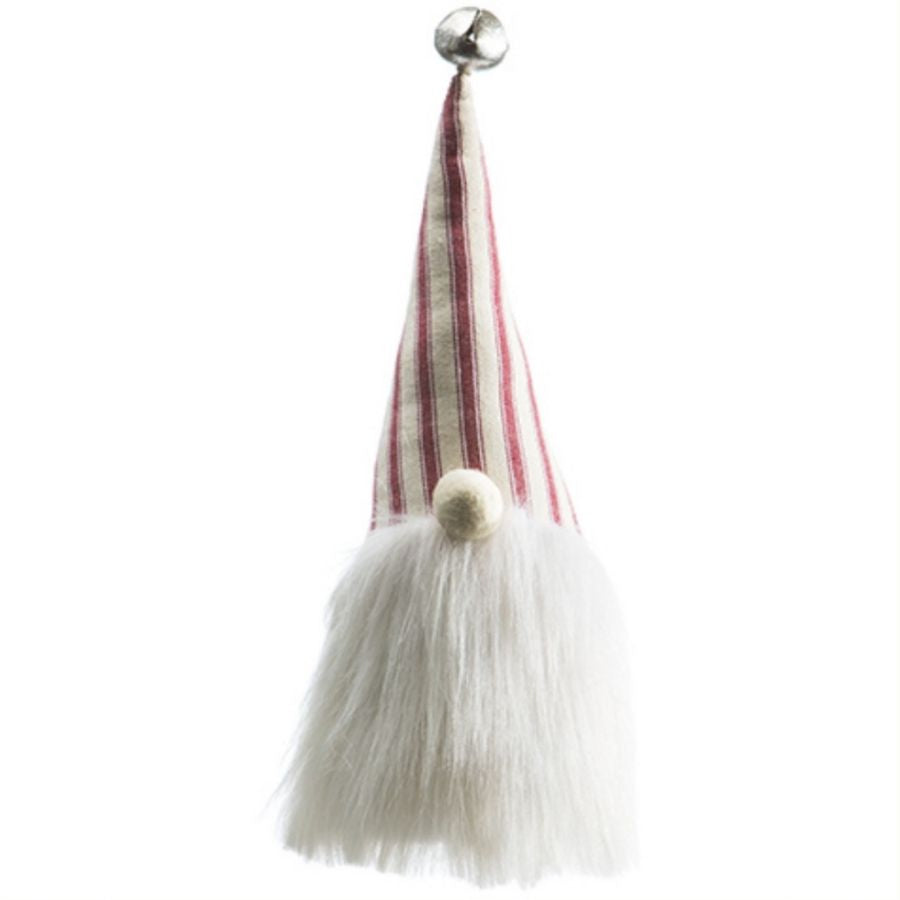 12" Gnome with Bell (Red, White)