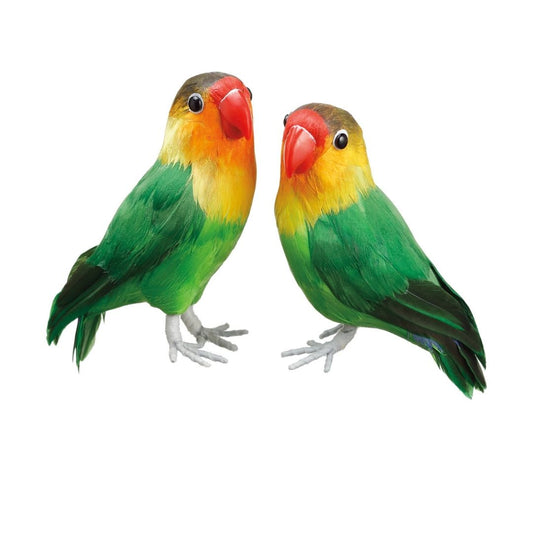 6.29" Decorative Parrots (Set of 2)