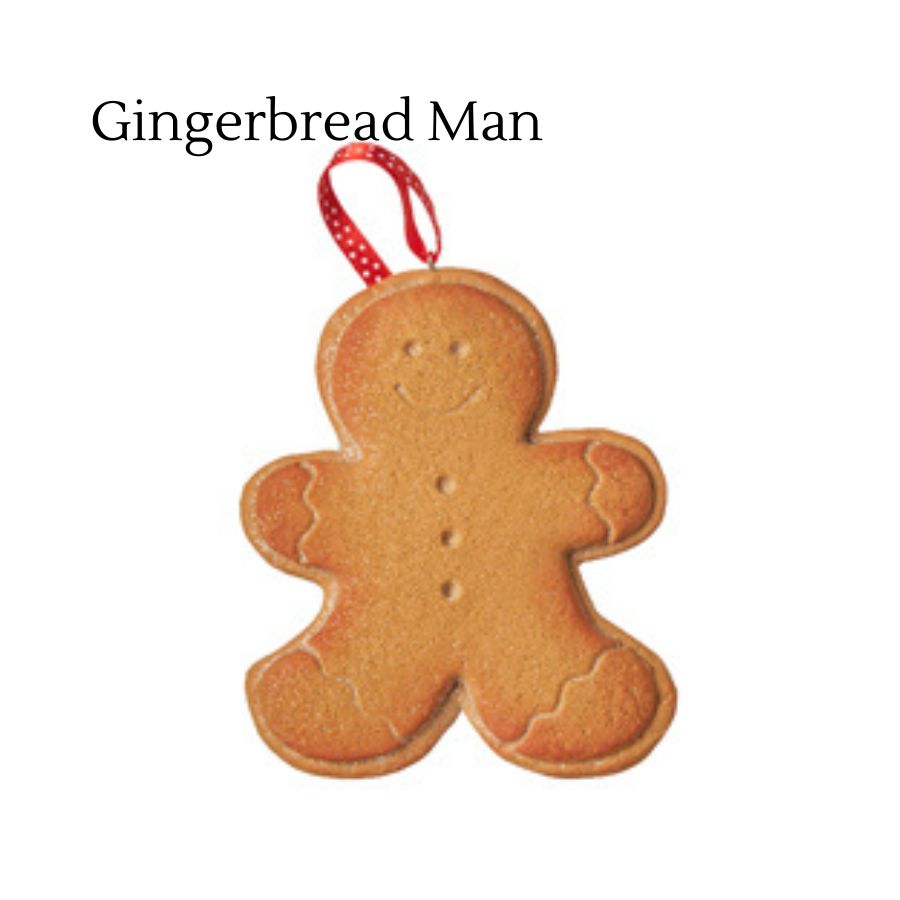 4119067-Gingerbread Man Cookie Ornament - 6.25".
