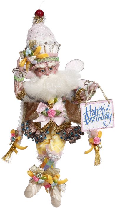 Happy Birthday Fairy, Small 10". Mark Roberts 2023 Limited Edition Spring Collectible Fairies. SKU: 51-37212.