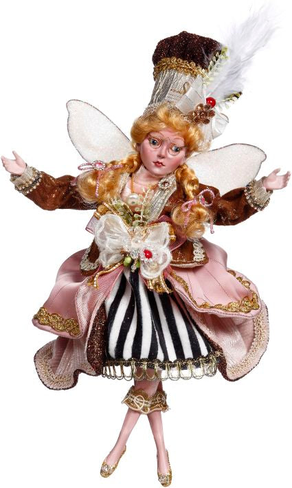Coffee Connoisseur Fairy Girl, Small 11". Mark Roberts 2023 Limited Edition Spring Collectible Fairies. SKU: 51-37232.